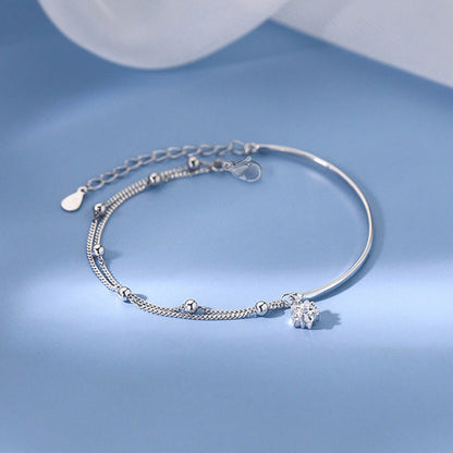 Japan Korea Star Moon Bracelet For Women Fashion Crystal Pearl Chain Jewelry